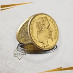 Francuski zlatni dukat 20 Franaka Napoleon III - Slika 2