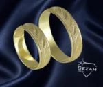 B7: Burme zaobljene pikovane od žutog zlata