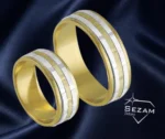 B4: Burme duple masinve od žutog i belog zlata