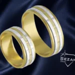 B4: Burme duple masinve od žutog i belog zlata